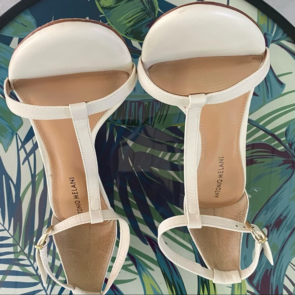 ANTONIO MELANI AUDREY T-STRAP SANDALS
